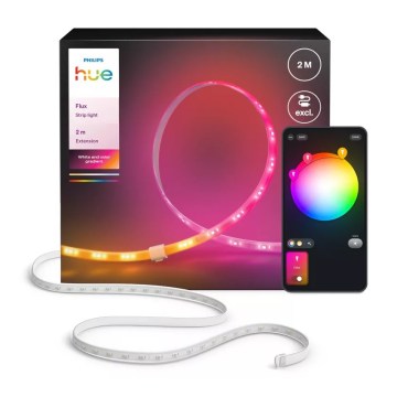 Philips - Hue FLUX 2m RGBW hämardatavale LED-ribale laienduskomplekt LED/19,5W/24V 2200-6500K