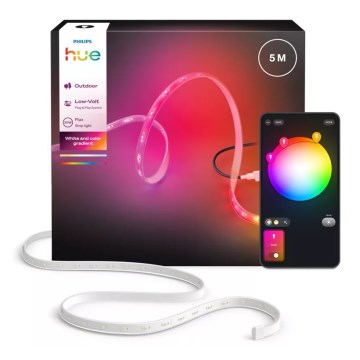 Philips - Hue FLUX RGBW-LED hämardatav välistingimustes kasutatav LED-lint 5m LED/30W/230V 2200-6500K IP67