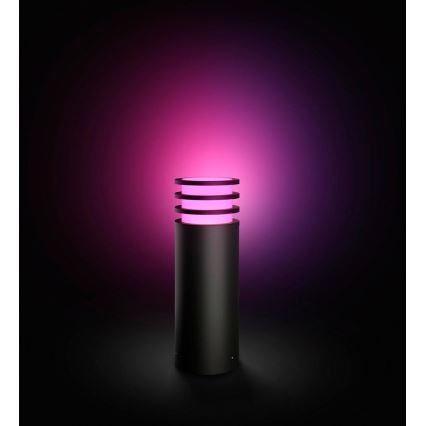 Philips - LED RGB hämardatav välisvalgusti Hue LUCCA 1xE27/8,1W/230V 25 cm 1000-20000K IP44