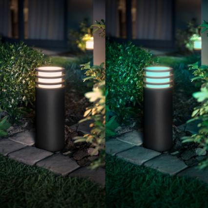 Philips - LED RGB hämardatav välisvalgusti Hue LUCCA 1xE27/8,1W/230V 25 cm 1000-20000K IP44
