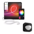 Philips - Hue NEON 5m LED RGBW hämardatav välisvalgustusriba 30W/230V 2200-6500K IP67 + liikumisandur