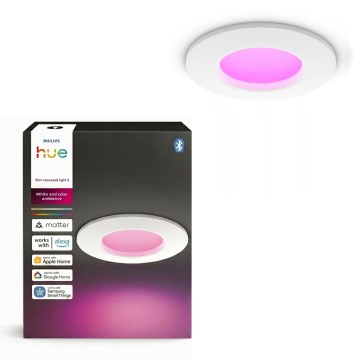 Philips - Hue SLIM LED RGBW hämardatav vannitoa lae sissepandav valgusti LED/8,3W/230V 1000-20000K valge IP44