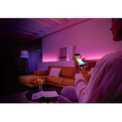 Algkomplekt Philips Hue WHITE AND COLOR AMBIANCE 2xE27/9W/230V 2000-6500K + Hue bridge