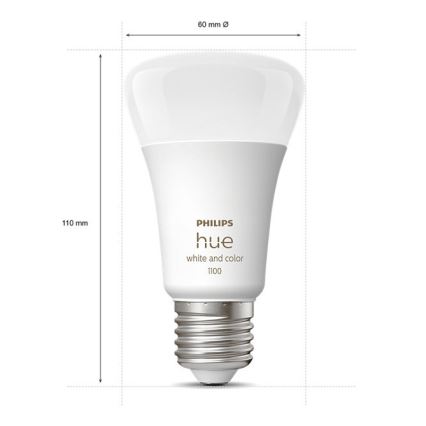 Põhikomplekt Philips Hue WHITE AND COLOR AMBIANCE 3xE27/9W/230V 2000-6500K + Hue bridge