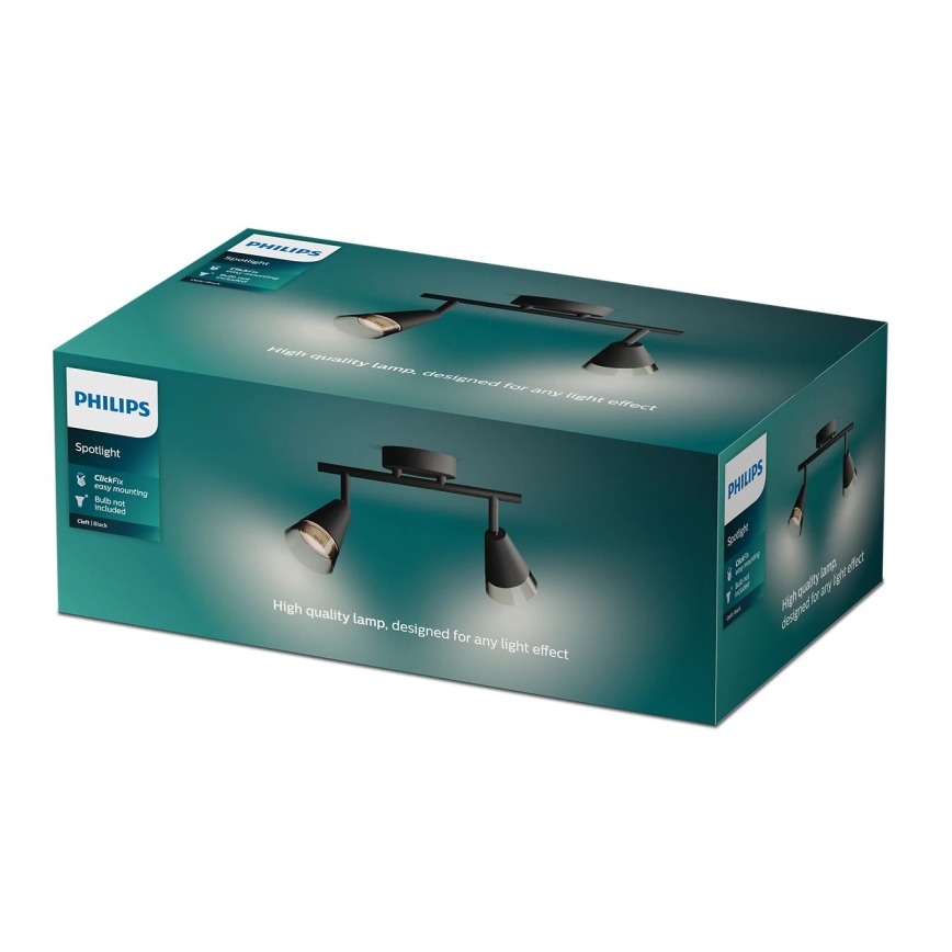 Philips - Kohtvalgusti CLEFT 2xGU10/5W/230V