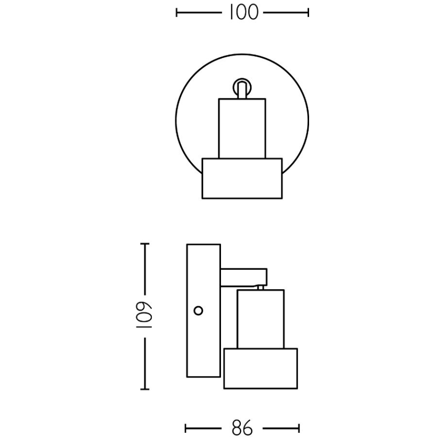 Philips - Kohtvalgusti CONDUIT 1xGU10/5W/230V must/messing