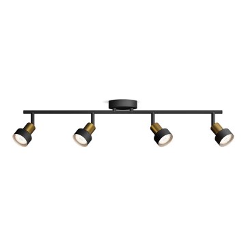 Philips - Kohtvalgusti CONDUIT 4xGU10/5W/230V must/messing