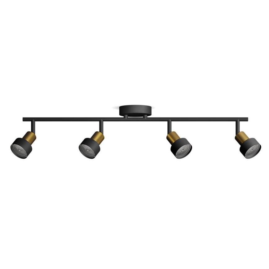 Philips - Kohtvalgusti CONDUIT 4xGU10/5W/230V must/messing