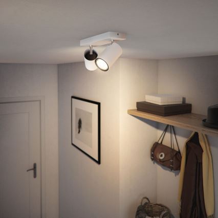 Philips - Kohtvalgusti KOSIPO 2xGU10/5,5W/230V valge