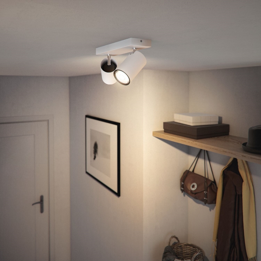 Philips - Kohtvalgusti KOSIPO 2xGU10/5,5W/230V valge