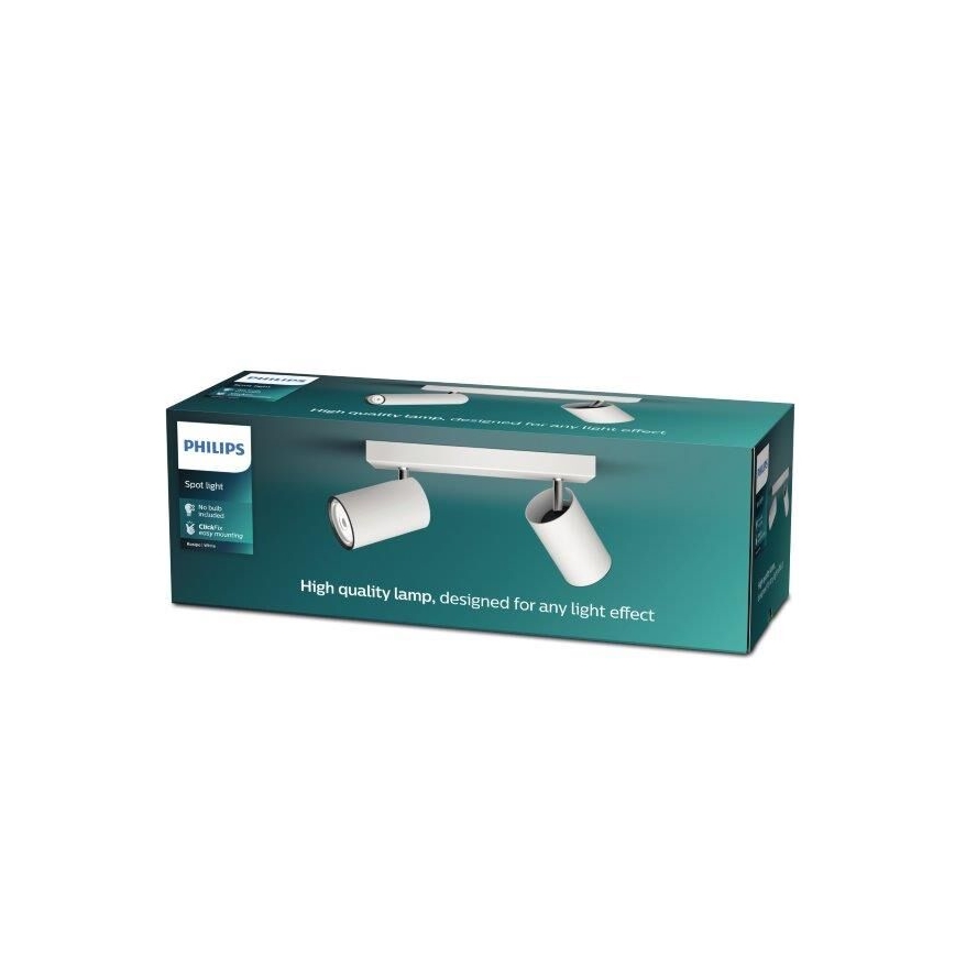 Philips - Kohtvalgusti KOSIPO 2xGU10/5,5W/230V valge