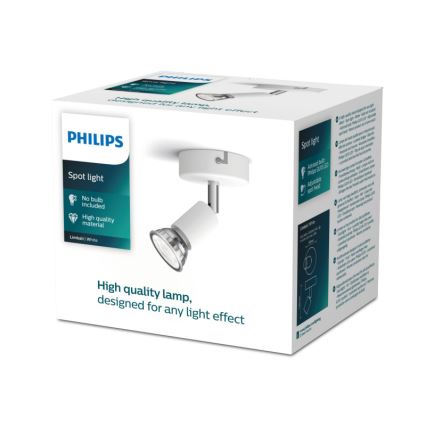 Philips - Kohtvalgusti 1xGU10/50W/230V valge