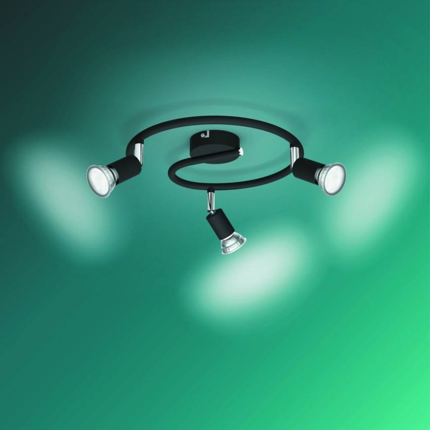 Philips - Kohtvalgusti 3xGU10/50W/230V must