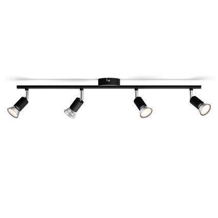 Philips - Kohtvalgusti 4xGU10/50W/230V must