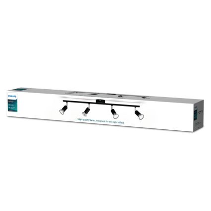 Philips - Kohtvalgusti 4xGU10/50W/230V must