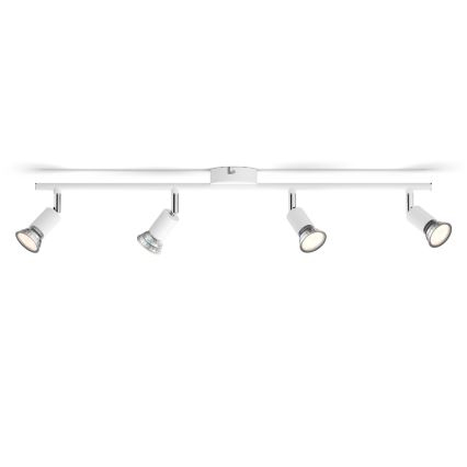 Philips - Kohtvalgusti 4xGU10/50W/230V valge