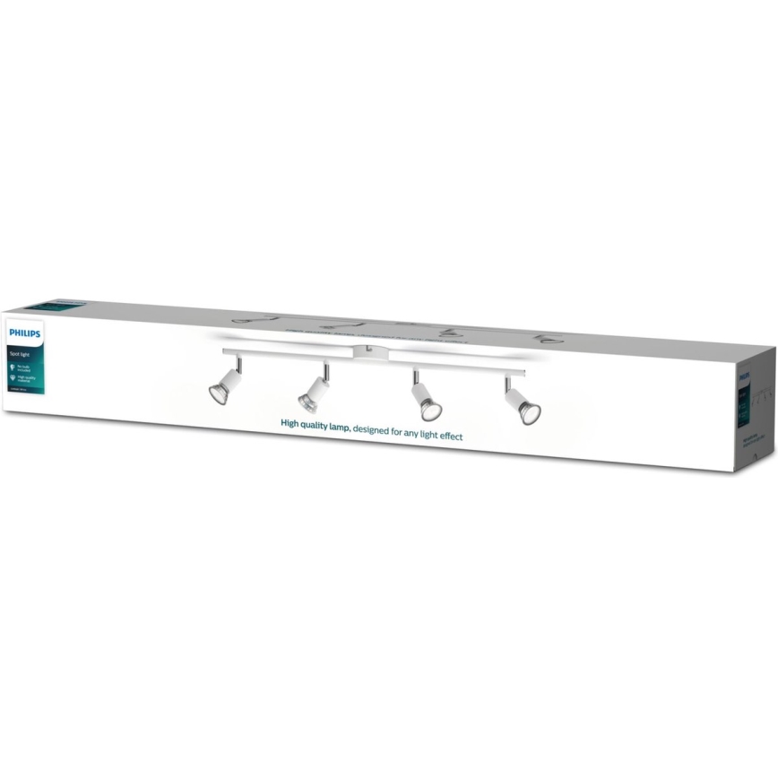 Philips - Kohtvalgusti 4xGU10/50W/230V valge
