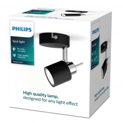 Philips - Kohtvalgusti 1xGU10/35W/230V must