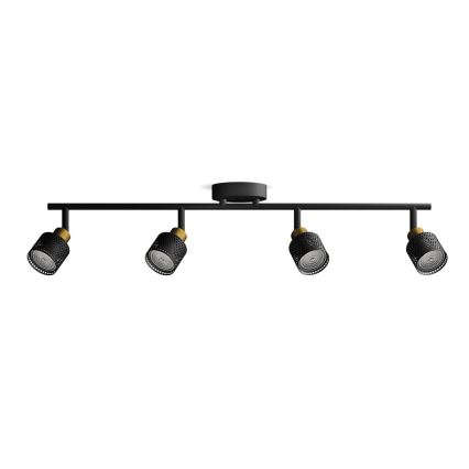 Philips - Kohtvalgusti NIALL 4xGU10/5W/230V must/messing
