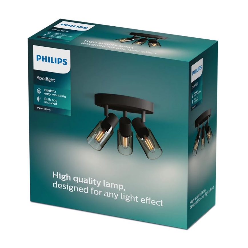 Philips - Kohtvalgusti PALMS 3xE14/25W/230V