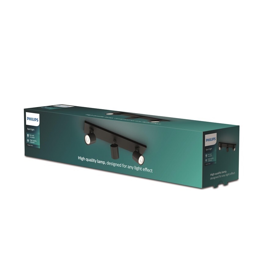 Philips - Kohtvalgusti RUNNER 3xGU10/20W/230V must