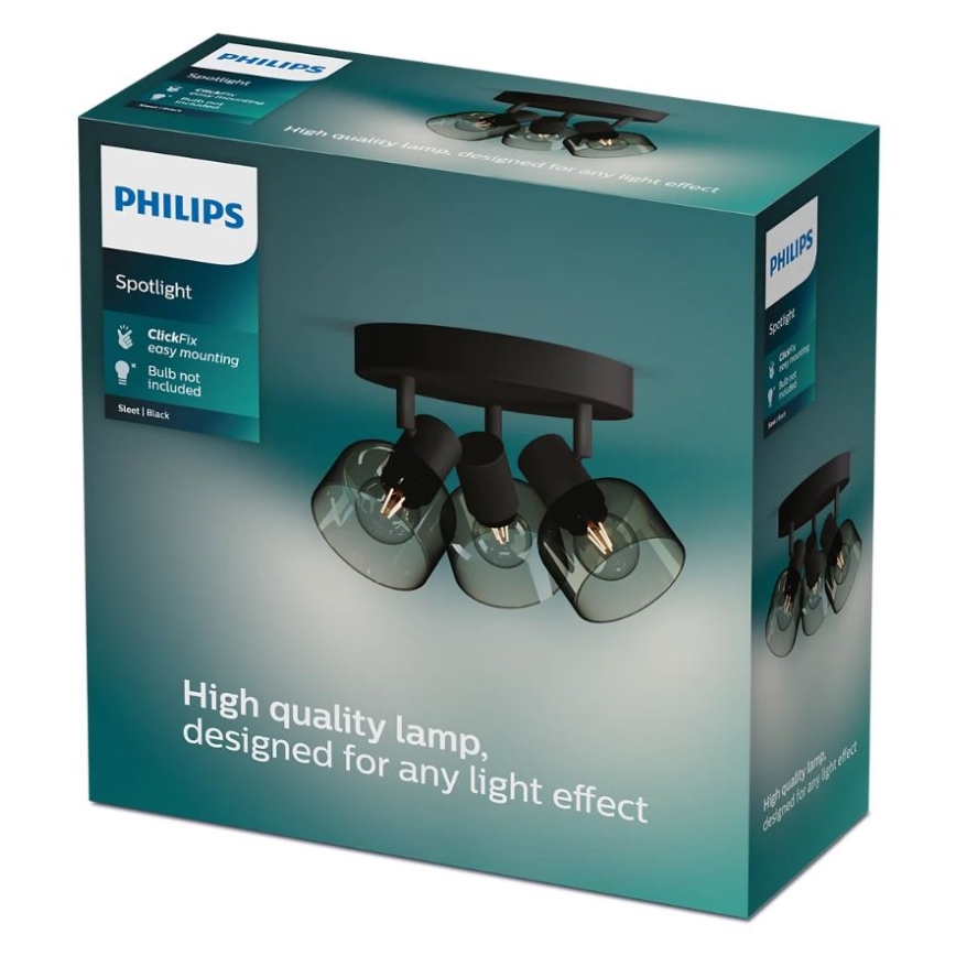 Philips - Kohtvalgusti SLEET 3xE14/25W/230V