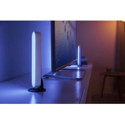 Philips - KOMPLEKT 2x LED RGB Hämardatav laualamp Hue PLAY DPACK WACA 6W/230V valge