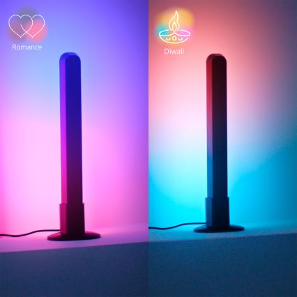 Philips - Komplekt 2x LED RGBIC hämardatav valgusti SMART GRADIENT LED/8W/230V 2700-6500K Wi-Fi