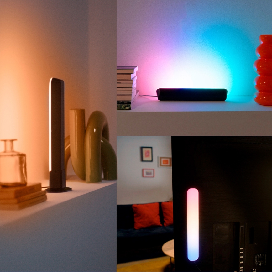 Philips - Komplekt 2x LED RGBIC hämardatav valgusti SMART GRADIENT LED/8W/230V 2700-6500K Wi-Fi