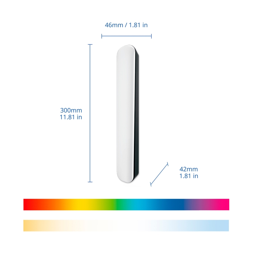Philips - Komplekt 2x LED RGBIC hämardatav valgusti SMART GRADIENT LED/8W/230V 2700-6500K Wi-Fi