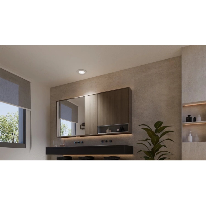 Philips - KOMPLEKT 2x LED RGBW hämardatav vannitoa sisseehitatud laevalgusti Hue SLIM LED/8,3W/230V 2000-6500K valge IP44