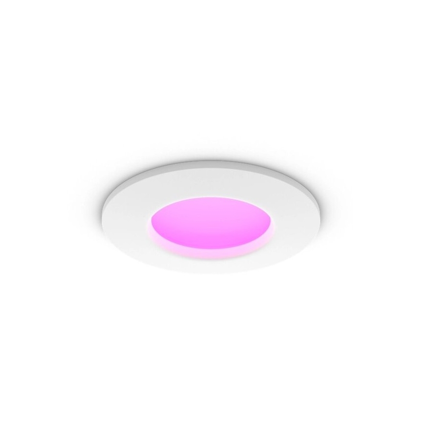 Philips - KOMPLEKT 2x LED RGBW hämardatav vannitoa sisseehitatud laevalgusti Hue SLIM LED/8,3W/230V 2000-6500K valge IP44