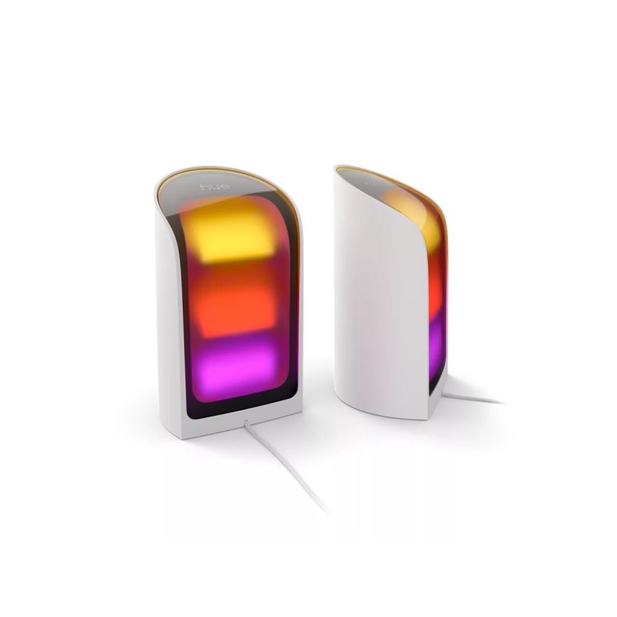 Philips - Komplekt 2x LED RGBW hämardatav projektivalgusti Hue PLAY LED/20W/230V 2000–6500K valge