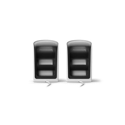 Philips - Komplekt 2x LED RGBW hämardatav projektivalgusti Hue PLAY LED/20W/230V 2000–6500K valge