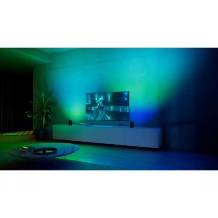 Philips - komplekt 2× hämardatavat LED RGBW projektivalgustit Hue PLAY Wall Washer LED/20W/230V 2000–6500K must