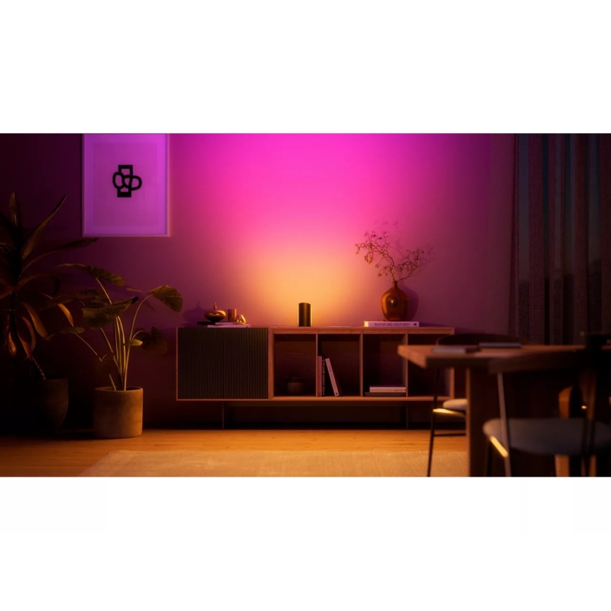 Philips - komplekt 2× hämardatavat LED RGBW projektivalgustit Hue PLAY Wall Washer LED/20W/230V 2000–6500K must