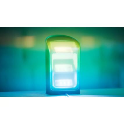 Philips - komplekt 2× hämardatavat LED RGBW projektivalgustit Hue PLAY Wall Washer LED/20W/230V 2000–6500K must