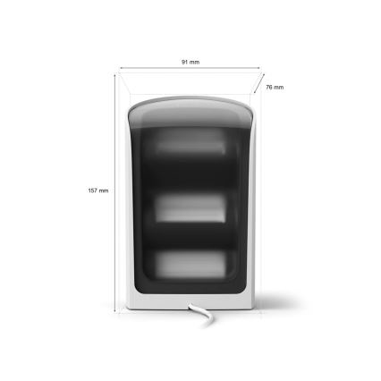 Philips - Komplekt 2x LED RGBW hämardatav projektivalgusti Hue PLAY Wall Washer LED/20W/230V 2000–6500K valge