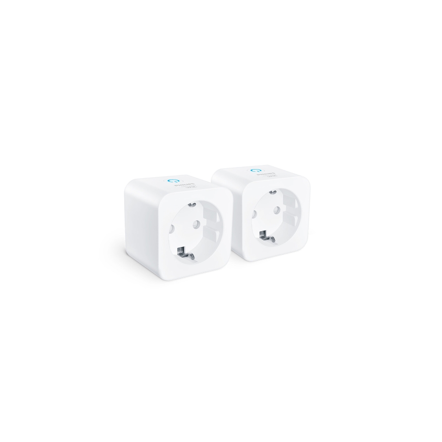 Philips - komplekt 2x nutikas SCHUKO-pistikupesa 2300W Wi-Fi