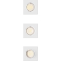 Philips - KOMPLEKT 3x laesisseehitatav valgusti PERIDOT 1xGU10/7W/230V valge