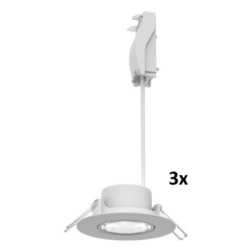 Philips - Komplekt 3x LED hämardatav sissepaigaldatav laevalgusti CILANTRO LED/5W/230V 2700K valge