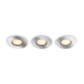 Philips - KOMPLEKT 3x LED Hämardatav süvistatav valgusti vannituppa Hue ADORE BATHROOM 1xGU10/4,2W/230V 2200-6500K IP44