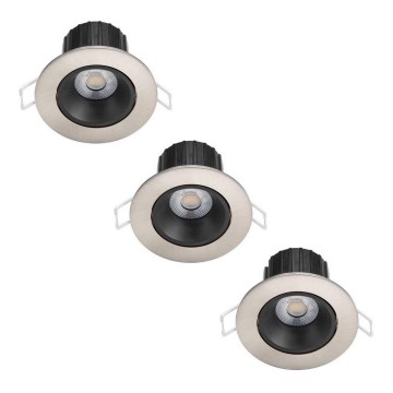 Philips - KOMPLEKT 3x LED Hämardatav vannitoa süvistatav valgusti ABROSA LED/9W/230V IP44