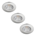 Philips - KOMPLEKT 3x LED-hämardatavat vannitoa valgustit DIVE LED/5,5W/230V IP65