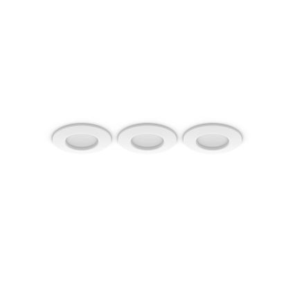 Philips - KOMPLEKT 3x LED RGBW Hämardatav süvistatav valgusti vannituppa Hue SLIM LED/8,3W/230V IP44 2000-6500K