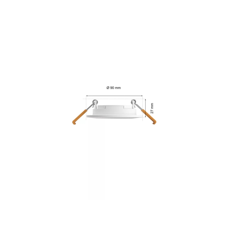 Philips - KOMPLEKT 3x LED RGBW Hämardatav süvistatav valgusti vannituppa Hue SLIM LED/8,3W/230V IP44 2000-6500K