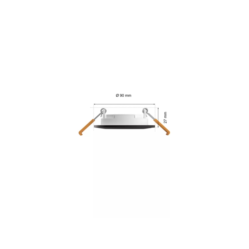 Philips - KOMPLEKT 3x LED RGBW Hämardatav süvistatav valgusti vannituppa Hue SLIM LED/8,3W/230V IP44 2000-6500K