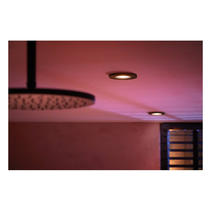 Philips -Komplekt 3x LED RGBW Hämardatav süvistatav valgusti vannituppa Hue XAMENTO 1xGU10/5,7W/230V 2200-6500K IP44