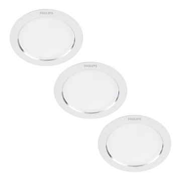 Philips - KOMPLEKT 3x LED Süvistatav valgusti LED/3,5W/230V 3000K