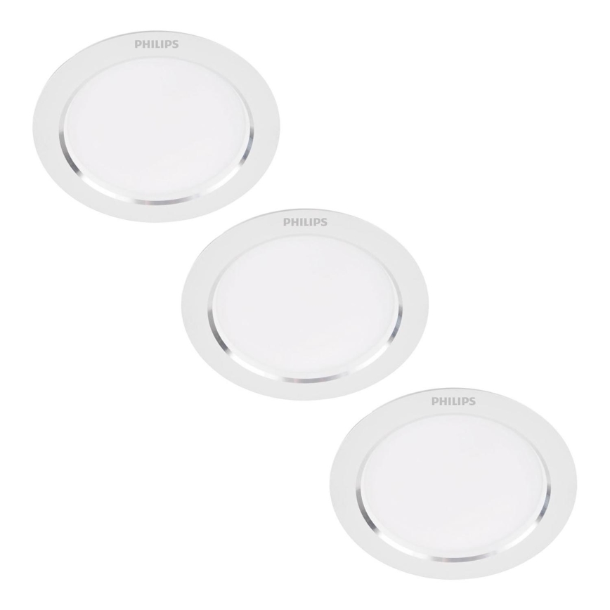 Philips - KOMPLEKT 3x LED Süvistatav valgusti LED/3,5W/230V 3000K